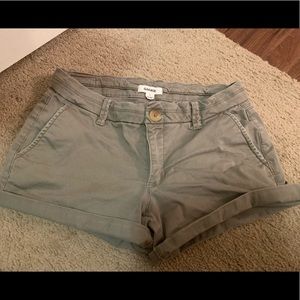 Olive shorts